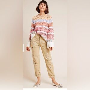 Anthropologie - Pilcro The Wanderer Cargo Relaxed Pant in Painterly